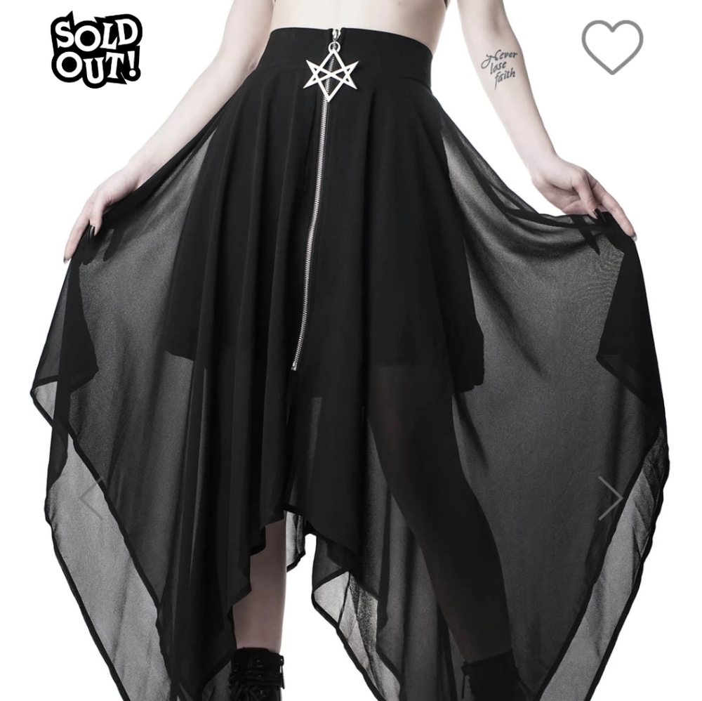 Sacred sixx maxi skirt NWOT | $old on Depop
